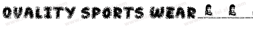 Quality Sports Wear字体转换